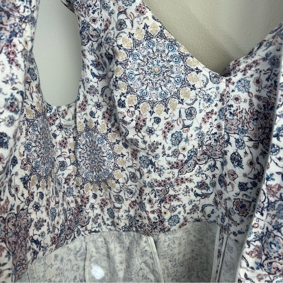 Zimmermann Linen Playsuit Floral Empire‎ Flute - Picture 10 of 16